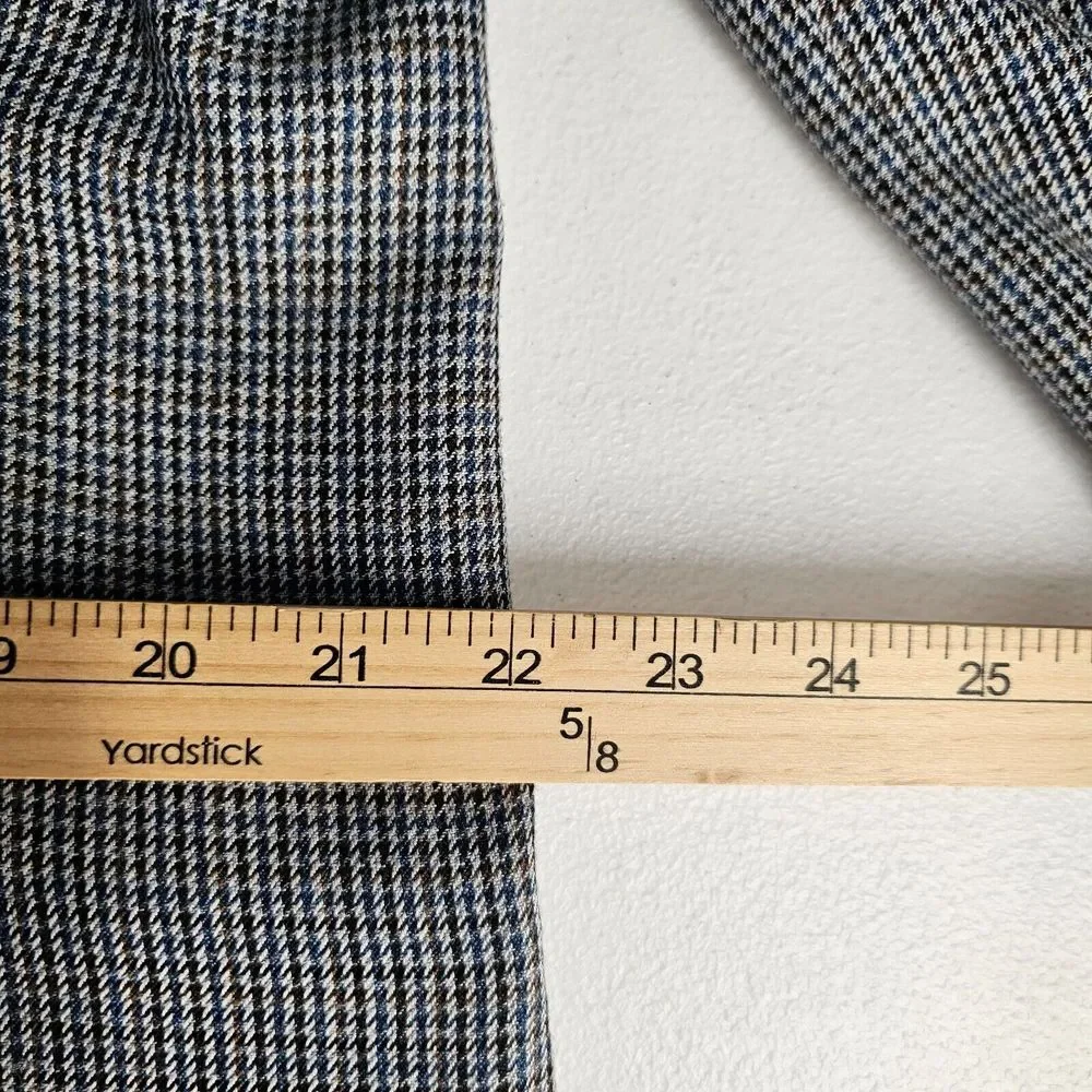 Lauren Ralph Lauren Houndstooth Sport Coat Blazer Mens Size 44R 2 Button EUC‎